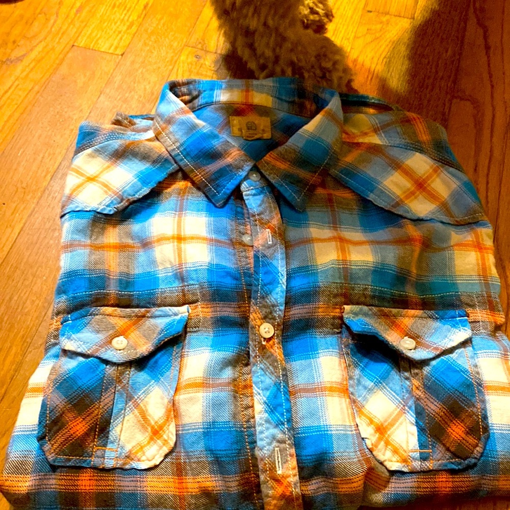 Tre Vero long sleeve flannel shirt
